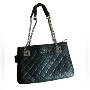 Calvin Klein Collection Black Quilted Shoulder Bag